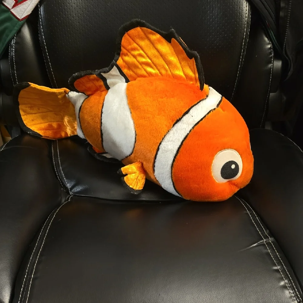 Disney Orange and White Fish Plush